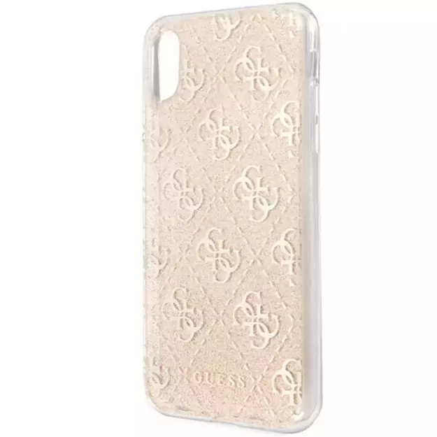 Guess 4G Glitter iPhone X/Xs Case - Gold 8
