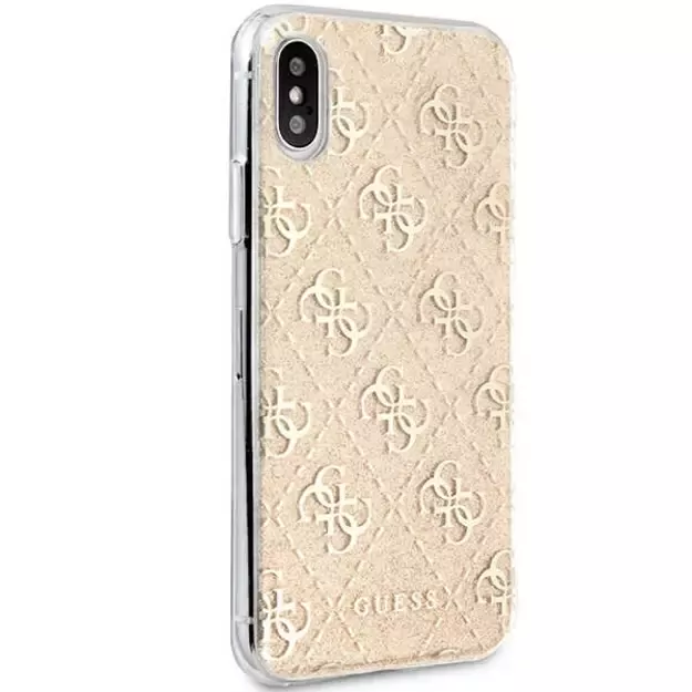 Guess 4G Glitter iPhone X/Xs Case - Gold 11