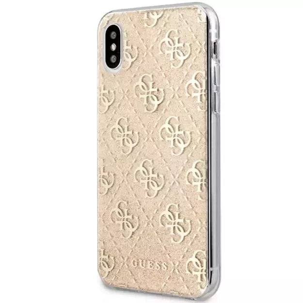 Guess 4G Glitter iPhone X/Xs Case - Gold 7