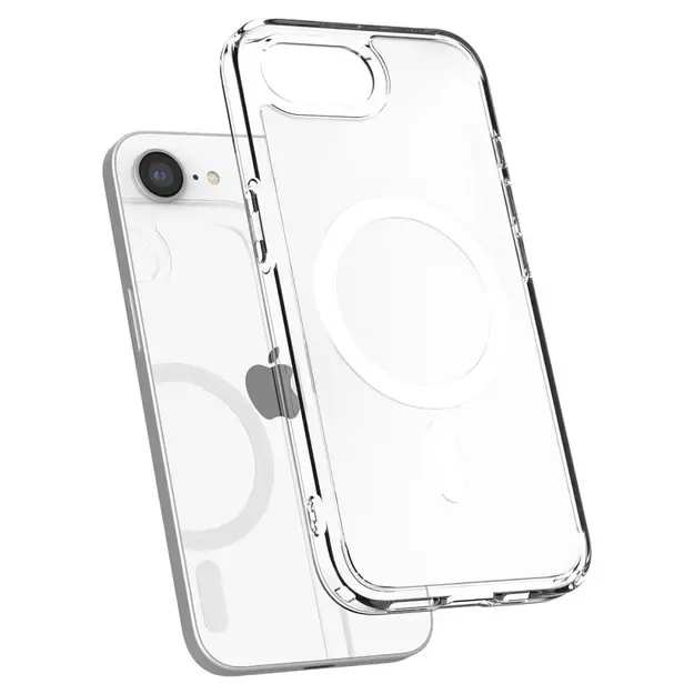 Spigen Ultra Hybrid MagSafe iPhone 16e Case - White, Translucent 5