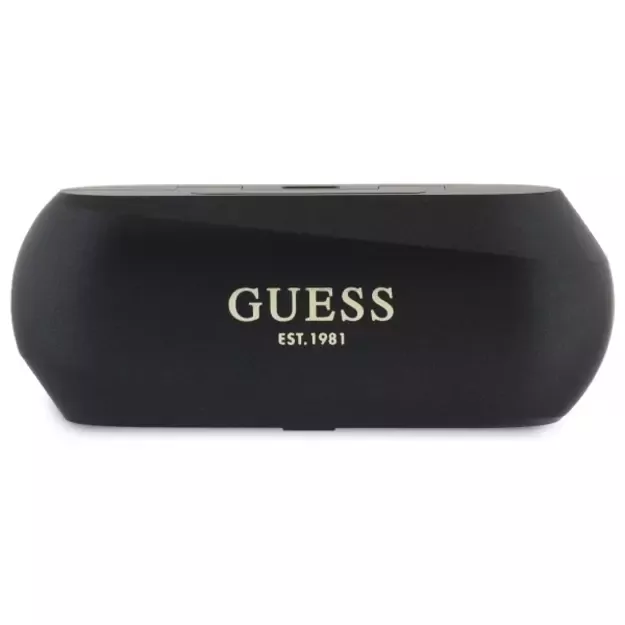Guess Elongated Metallic Printed Logo Bluetooth TWS Headphones + Docking Station - Black 7