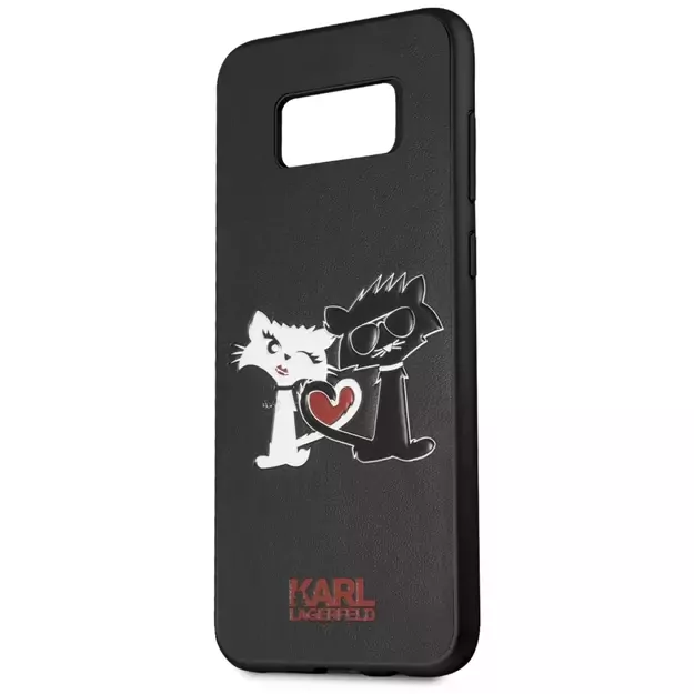 Karl Lagerfeld Choupette In Love Case for Samsung Galaxy S8 Plus - Black 8