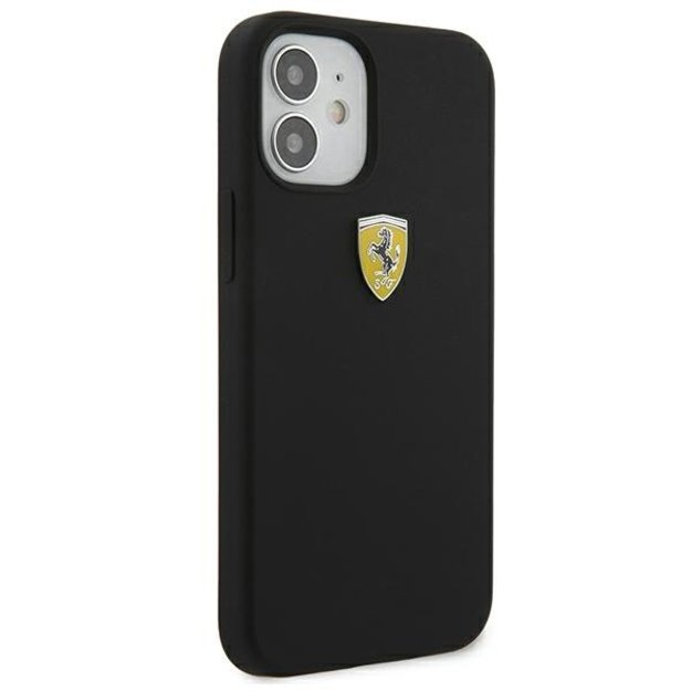 Ferrari FESSIHCP12SBK iPhone 12 mini 5.4&quot  black/black hardcase On Track Silicone 3