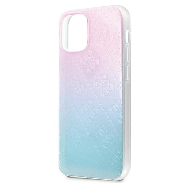 Guess GUHCP12S3D4GGBP iPhone 12 mini 5.4&quot  blue-pink/blue&amp pink hardcase 4G 3D Pattern Collection 5