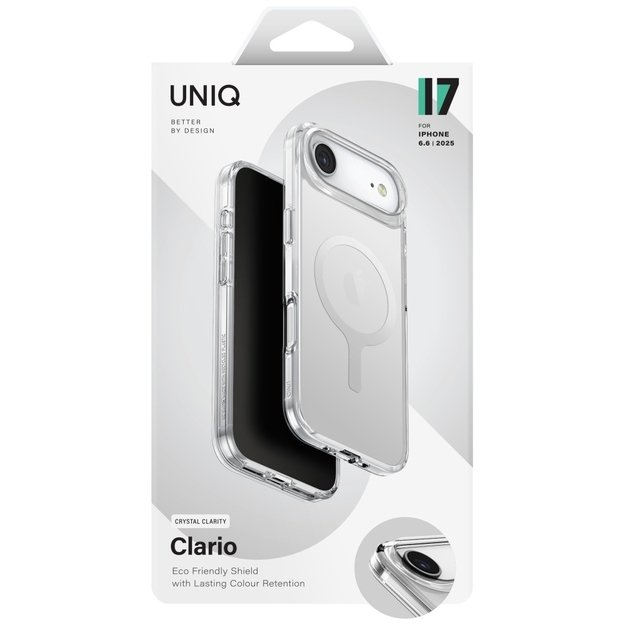 Uniq Clario Magclick Charging Case for iPhone Air - Transparent 5
