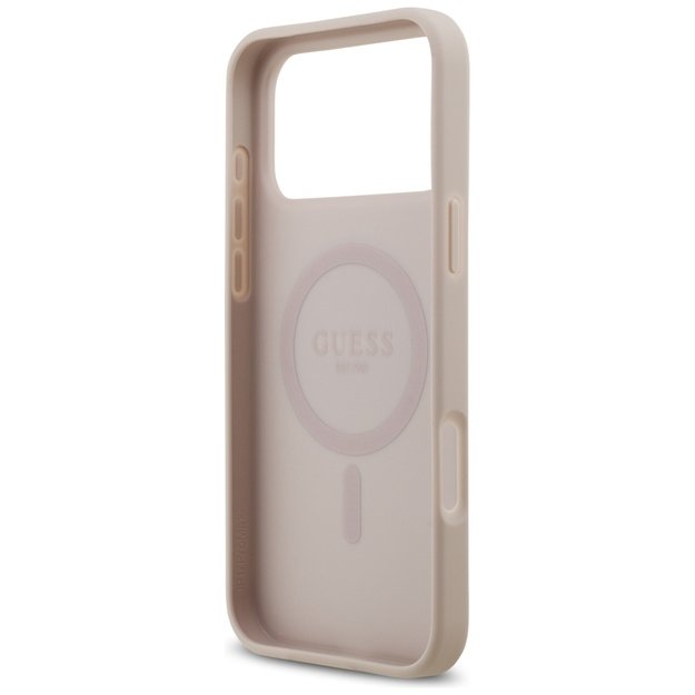 Guess 4G Circle Classic Logo MagSafe case for iPhone 17 Pro Max - pink 6