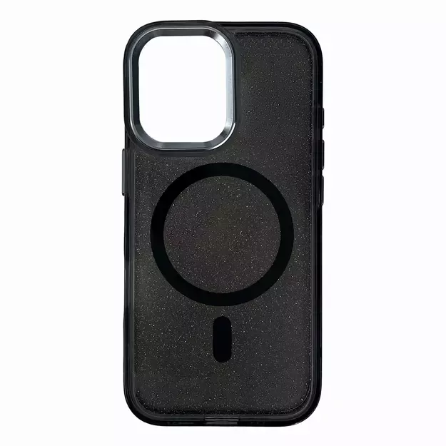 Glitter Case with MagSafe for Samsung Galaxy S25 Edge - Black