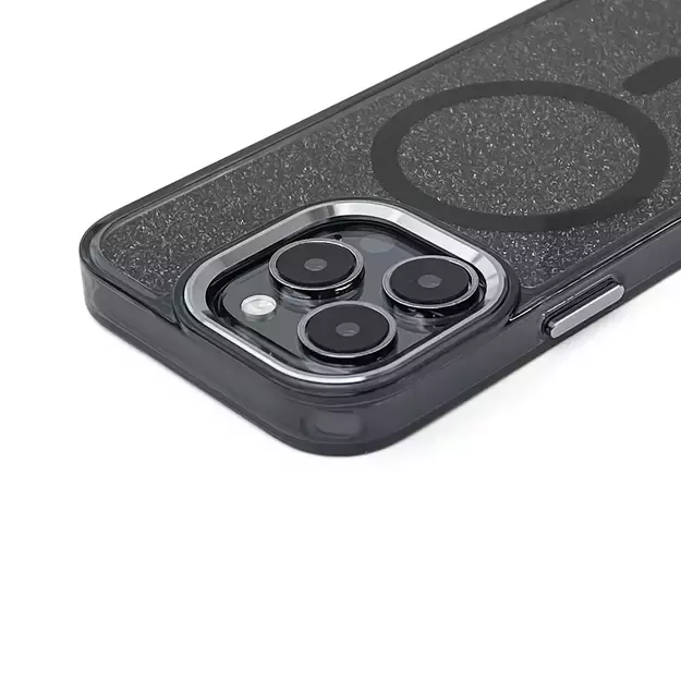 Glitter Case with MagSafe for Samsung Galaxy S25 Edge - Black 6