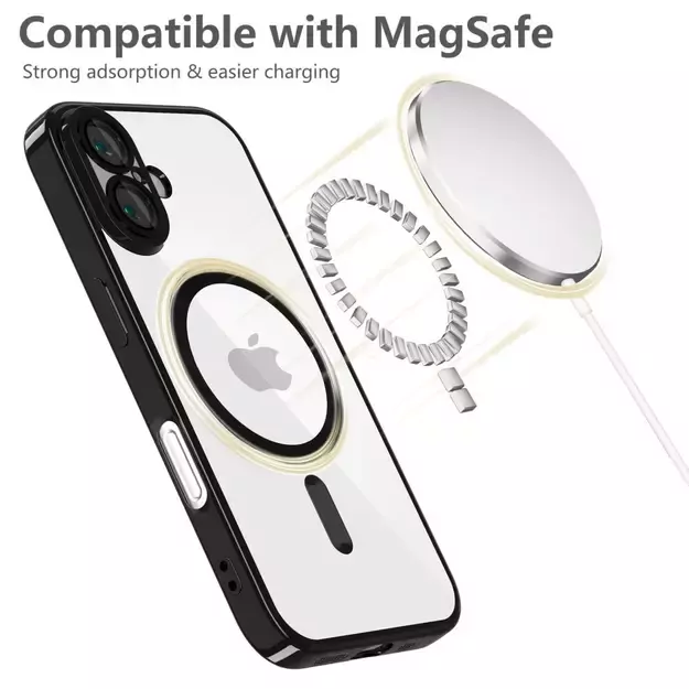 Tech-Protect MagFlex MagSafe iPhone 16e Case - Clear 1
