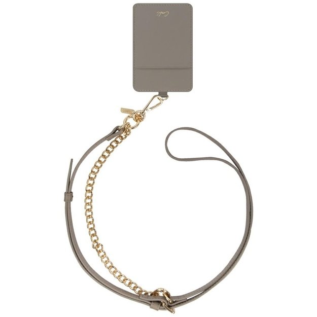 Uniq Coehl Caryne 3-in-1 Phone Lanyard with Card Wallet - Gray