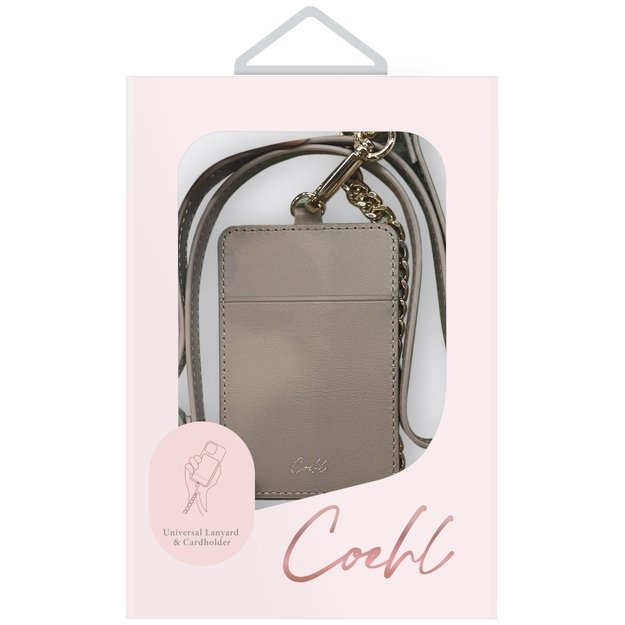 Uniq Coehl Caryne 3-in-1 Phone Lanyard with Card Wallet - Gray 2