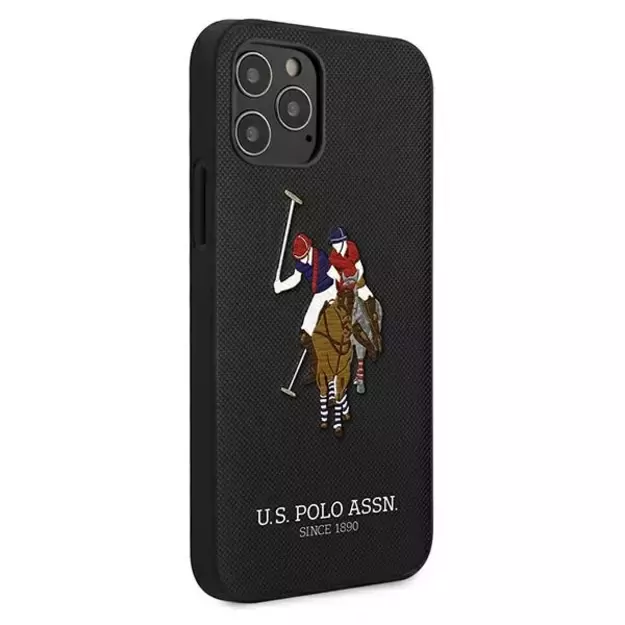 US Polo USHCP12LPUGFLBK iPhone 12 Pro Max 6.7  black/black Polo Embroidery Collection 3