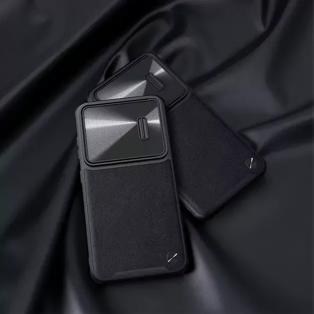 Nillkin CamShield Leather S Case for Samsung Galaxy S23+ cover with camera cover black 28