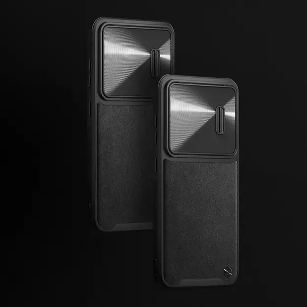 Nillkin CamShield Leather S Case for Samsung Galaxy S23+ cover with camera cover black 21