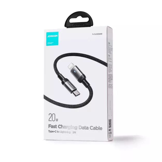 Joyroom Extraordinary Series A10 Lightning / USB-C PD 20W cable 1.2 m - black 20