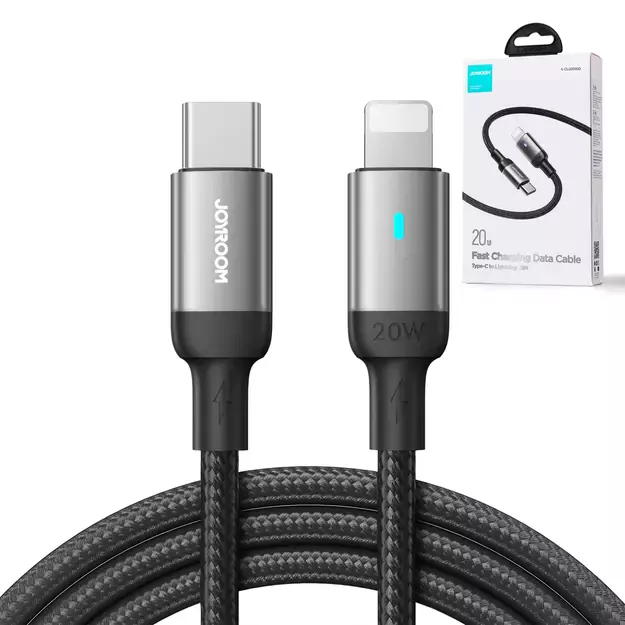 Joyroom Extraordinary Series A10 Lightning / USB-C PD 20W cable 1.2 m - black 19