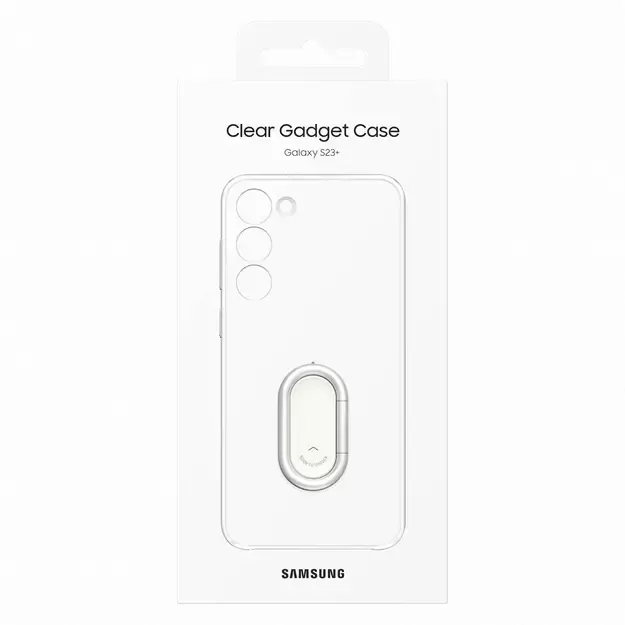 Samsung Clear Gadget Case for Samsung Galaxy S23+ cover ring holder stand transparent (EF-XS916CTEGWW) 14