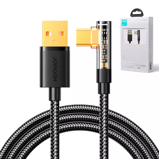 Joyroom Gaming Cable S-UC027A6 USB-C (angled) / USB-A (straight) 3A 1.2 m - black 10