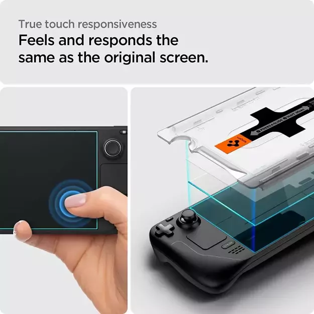 Spigen Glas.tR EZ Fit Tempered Glass for Steam Deck 5