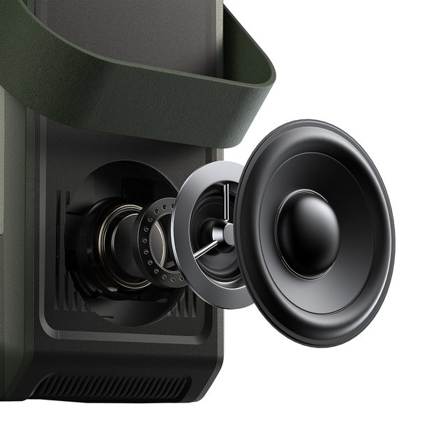 Powerbank Joyroom JR-PBF10 75000mAh 100W 3x USB-C 3x USB-A with foldable flashlight and handle - green 3