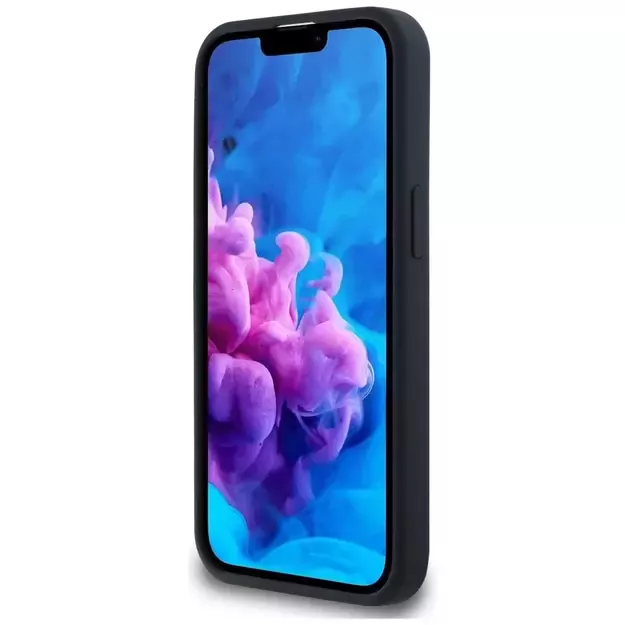 Karl Lagerfeld Liquid Silicone Karl & Choupette Heads Case with MagSafe for iPhone 16e - Black 11