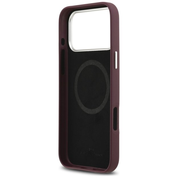 BMW Sign Full Wrapped Metal MagSafe Case for iPhone 17 Pro Max - Red 6