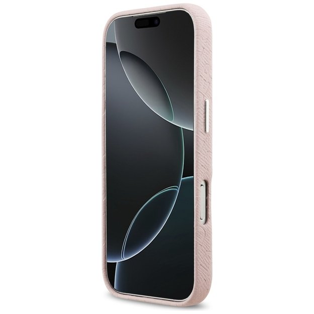 Karl Lagerfeld FW Stamped Karl MagSafe Case for iPhone 17 Pro - Pink 4