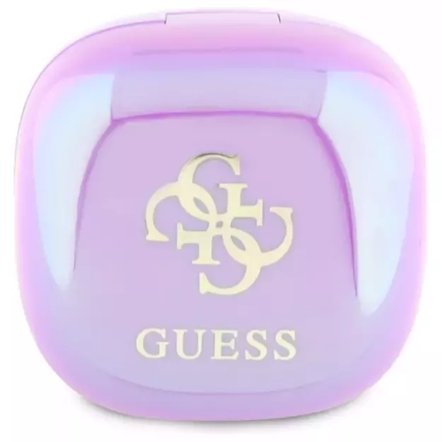 Guess 4G Printed Logo Bluetooth TWS Headphones + Docking Station - Purple 1