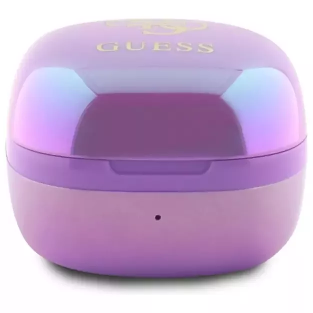 Guess 4G Printed Logo Bluetooth TWS Headphones + Docking Station - Purple 2