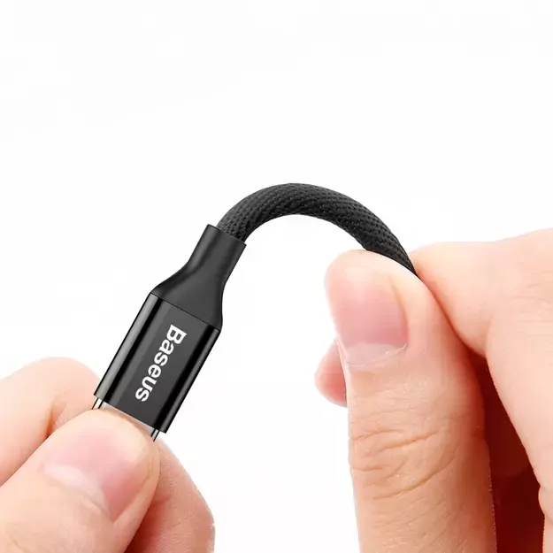 Baseus Yiven fabric braided cable USB / Lightning 1.2M black (CALYW-01) 1