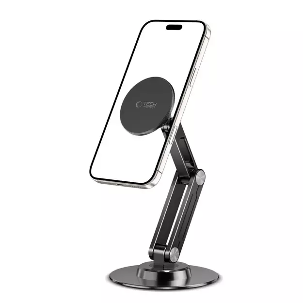 Tech-Protect DPT100 Magnetic MagSafe Desk Phone Holder - Black 5