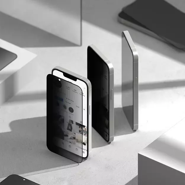 Ringke Easy Slide Privacy Glass 2-pack for iPhone 13 / 13 Pro / 14 / 16e 6