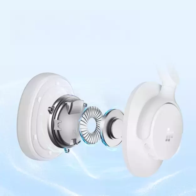 Tronsmart SOUNFII Q20S Hybrid ANC Wireless Headphones with Active Noise Cancelling - White 8