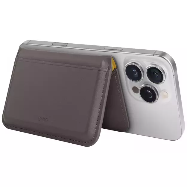 Uniq Lyden DS RFID Magnetic Wallet with Phone Stand - Gray 2