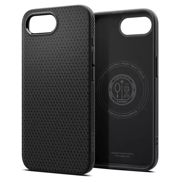 Spigen Liquid Air Mag MagSafe iPhone 16e Case - Matte Black 2
