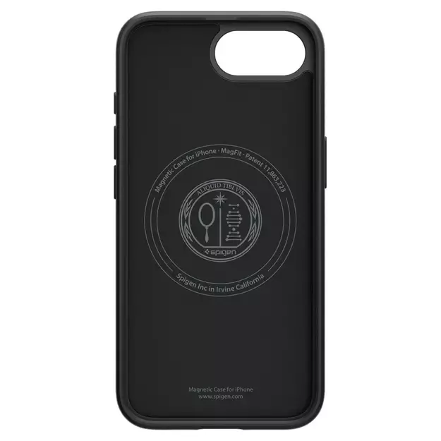 Spigen Liquid Air Mag MagSafe iPhone 16e Case - Matte Black 4