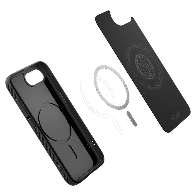 Spigen Liquid Air Mag MagSafe iPhone 16e Case - Matte Black 7