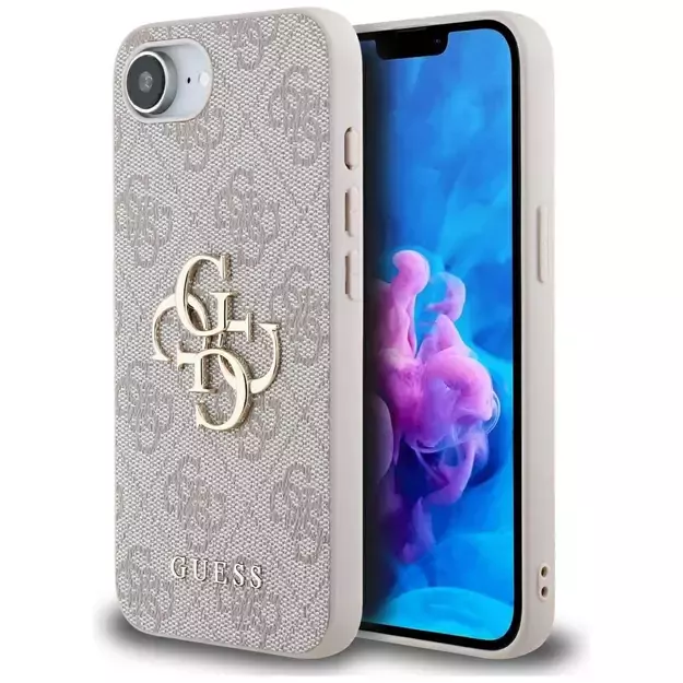 Guess 4G Big Logo iPhone 16e Case - Pink