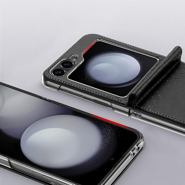 Dux Ducis Brill leather case for Samsung Galaxy Z Flip 6 - black 8
