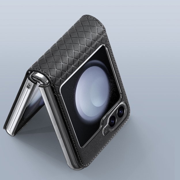 Dux Ducis Brill leather case for Samsung Galaxy Z Flip 6 - black 4