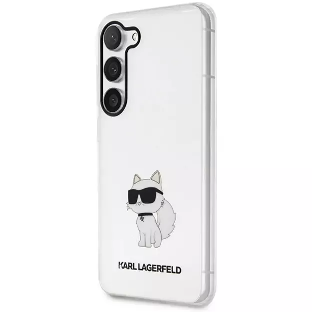 Karl Lagerfeld KLHCS23SHNCHTCT S23 S911 transparent hardcase Ikonik Choupette 1
