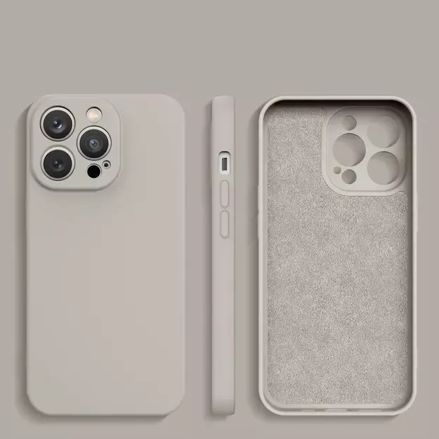 Silicone case for Samsung Galaxy A14 5G / Galaxy A14 silicone cover beige 1