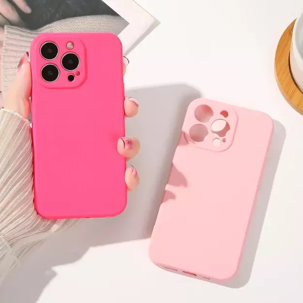 Silicone case for Samsung Galaxy A14 5G / Galaxy A14 silicone cover beige 10