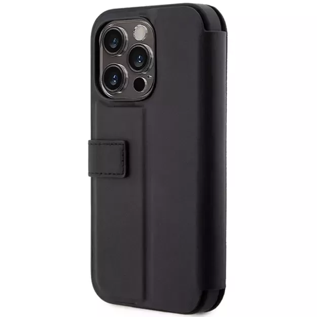 Case BMW BMBKP14X22RDPK iPhone 14 Pro Max 6.7  black/black bookcase Leather Textured&Stripe 9