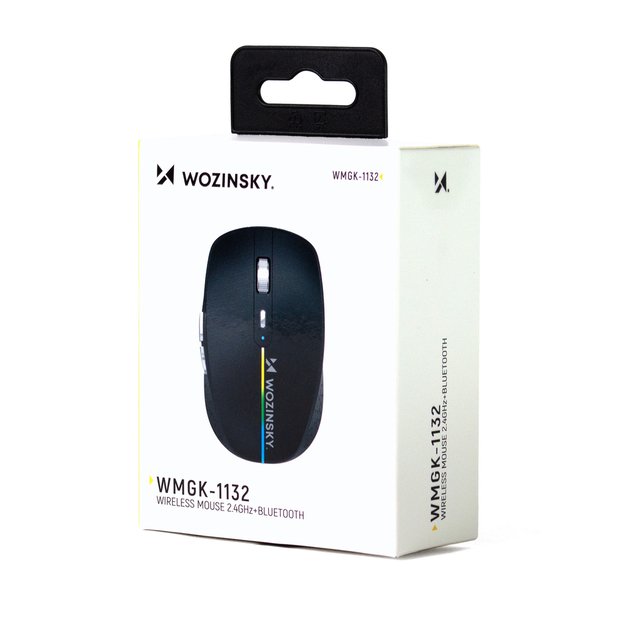 Wozinsky WMGK-1134 Ergonomic Wireless Mouse - Black 6