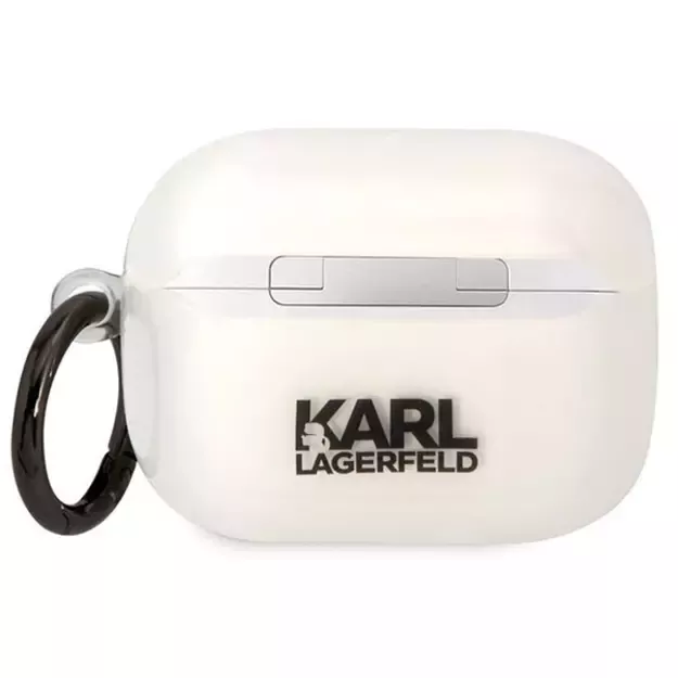 Karl Lagerfeld KLAPHNCHTCT Airpods Pro cover transparent Ikonik Choupette 1