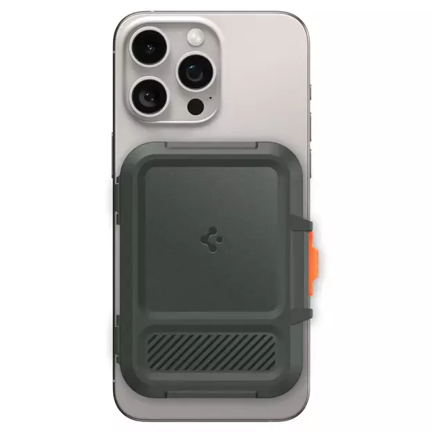 Spigen Lock Fit MagSafe Card Case - Green 2