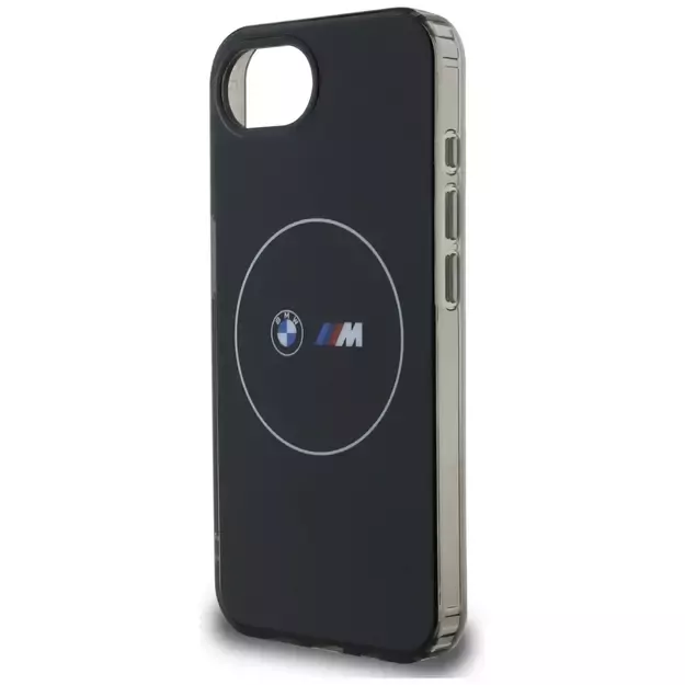 BMW IML Metal White Circle MagSafe iPhone 16e Case - Black 5