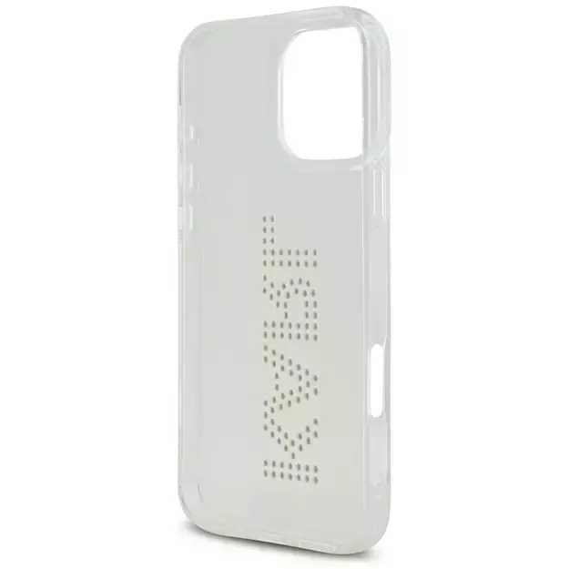 Karl Lagerfeld IML Rhinestones Logo iPhone 16 Pro Case - Clear 6