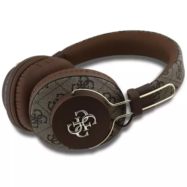 Guess ENC Metal 4G Bluetooth Over-Ear Headphones - Brown 1